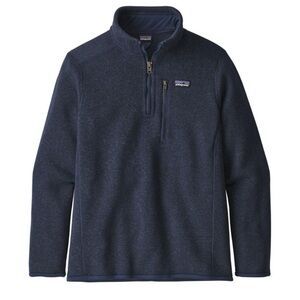 PATAGONIA - Better Sweater Quarter Zip Fleece Pullover Navy | 12